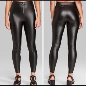 faux leather leggings